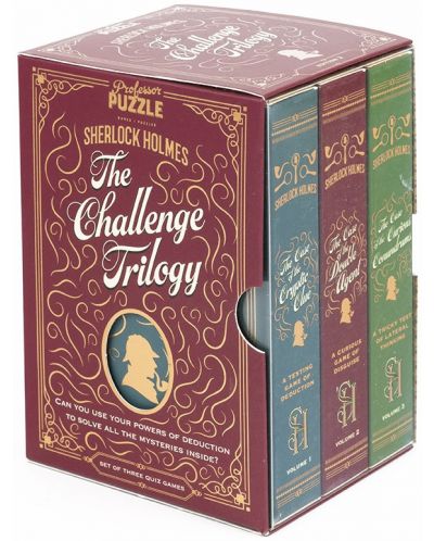 Комплект логически игри Professor Puzzle - THE CHALLENGE TRILOGY - 1